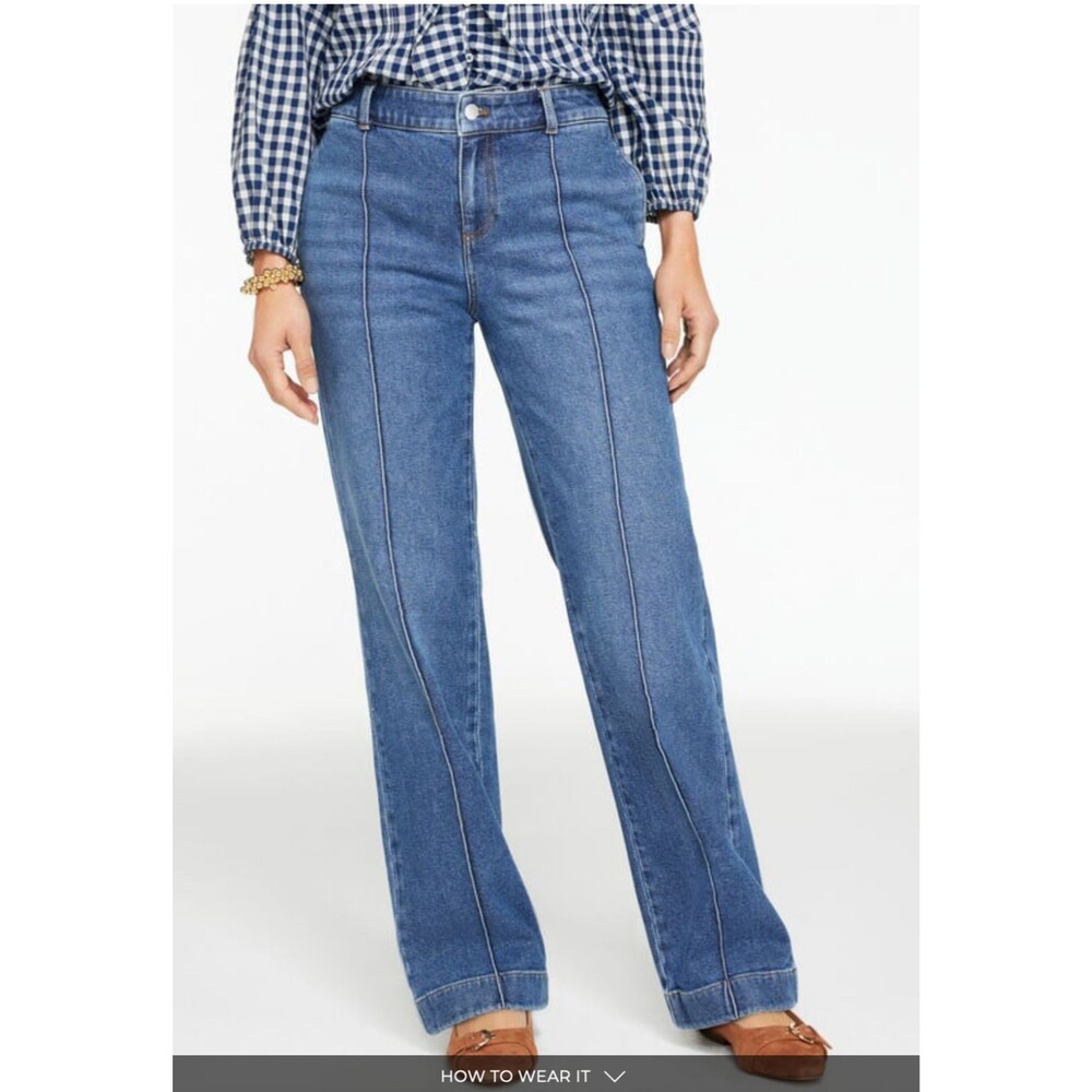 Talbots Classic Trouser Jean - Fairview Wash - Misses 12